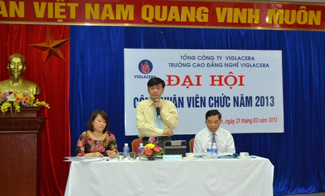 Đại hội CNVC năm 2013 Trường Cao đẳng nghề Viglacera